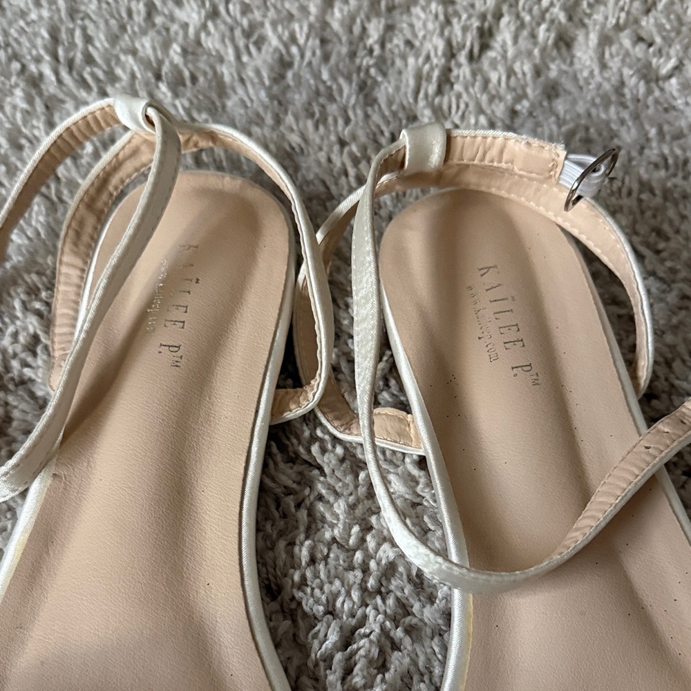 Kailee P.
Satin Flat Sandal with Ankle Strap - Picture 6 of 6